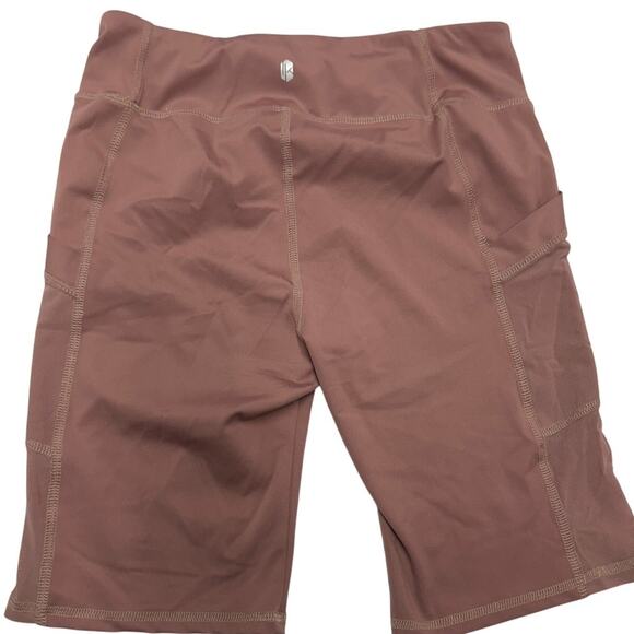 La Kottee Short Womens Large Pink Biker Athletic Side Pocket - Picture 2 of 7